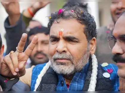 new delhi sanjay singh shows the victory sign after being elected as the new pr - The Fourth