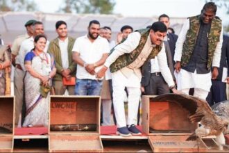 हलाली डैम में मुख्यमंत्री Dr Mohan Yadav ने छोड़े दुर्लभ गिद्ध